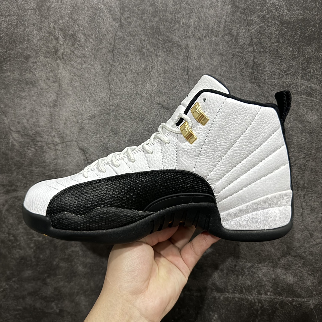 Air Jordan 12 AJ12 Retro Taxi Men's Basketball Shoes 130690-125