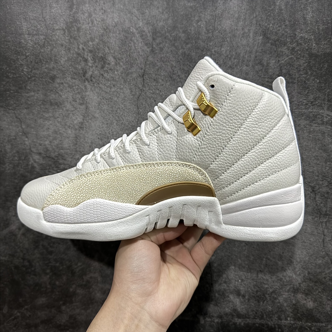 Air Jordan 12 Retro OVO White Men's Basketball Shoes 873864-102 