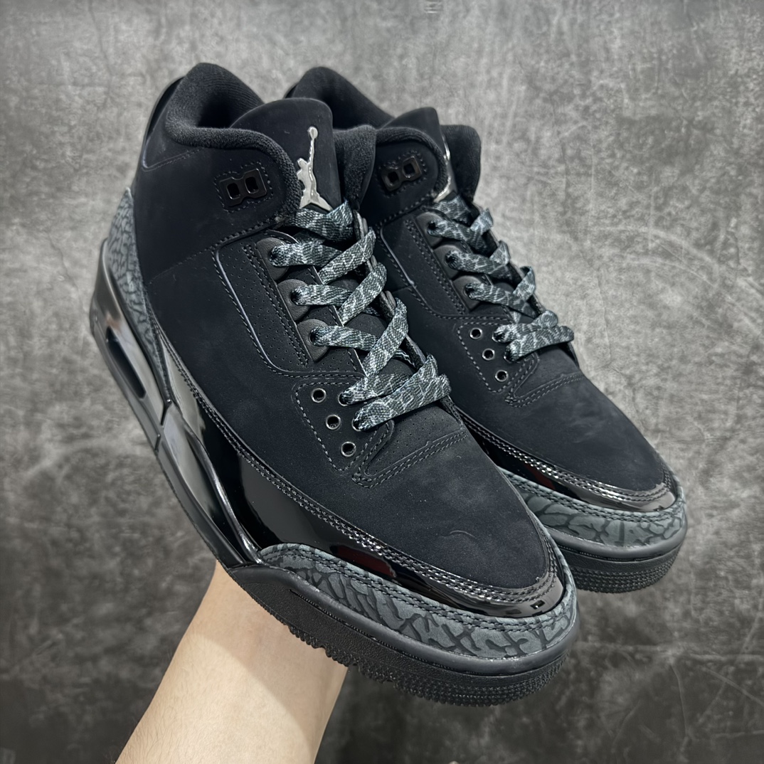 Air Jordan 3 Retro Black Cat Basketball Shoes CT8532-001