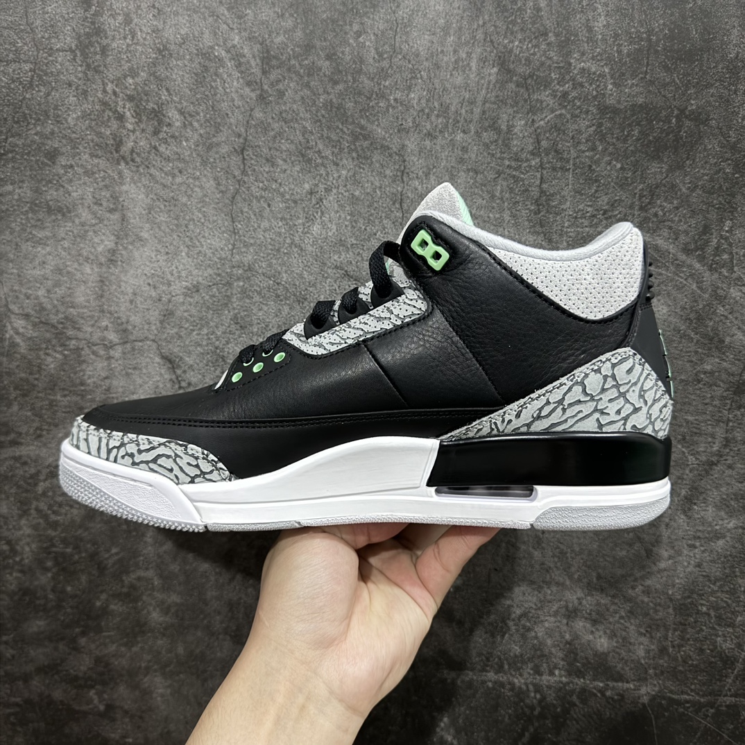 Air Jordan 3 Retro Green Glow Men's Basketball Shoe CT8532-031