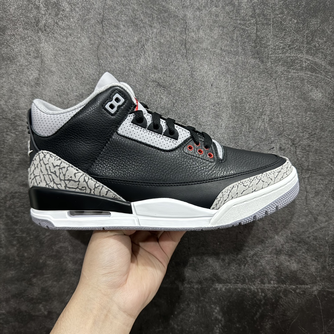 Air Jordan 3 Retro OG Black Cement 2024 Men's Basketball Shoes DN3707-010