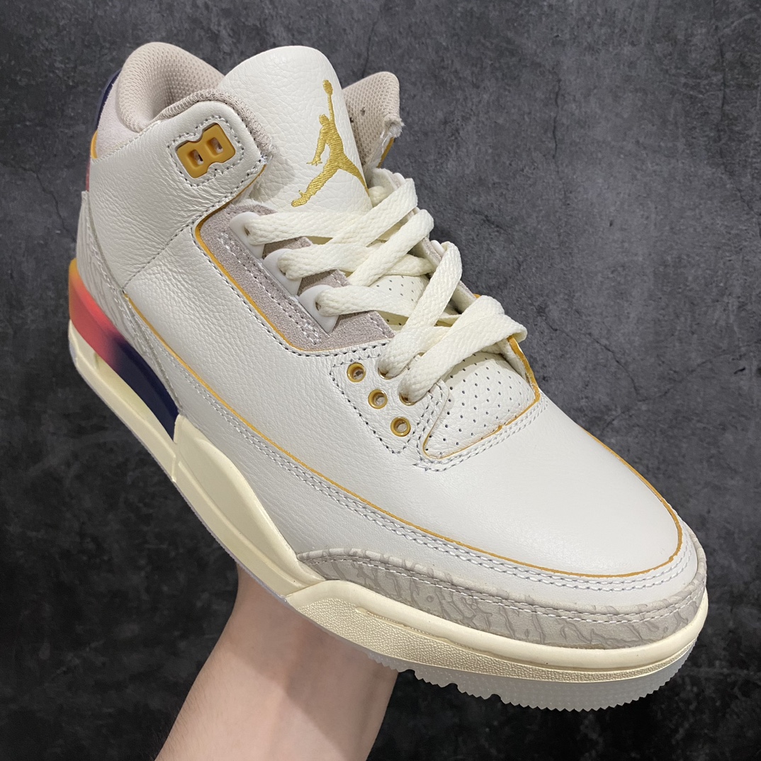 J Balvin × Nike Air Jordan 3 Retro SP Sunset Men's & Women's Basketball Shoes FN0344-901