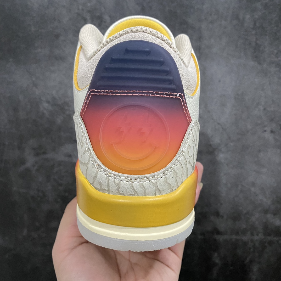 J Balvin × Nike Air Jordan 3 Retro SP Sunset Men's & Women's Basketball Shoes FN0344-901