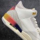 J Balvin × Nike Air Jordan 3 Retro SP Sunset Men's & Women's Basketball Shoes FN0344-901