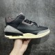 A Ma Maniere x Air Jordan 3 AJ3 "Black" AMM Men's & Women's Basketball Shoes FZ4811-001 