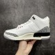 Air Jordan 3 AJ3 Retro distressed white cement men's basketball shoes DN3707-100