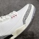 Air Jordan 3 AJ3 Retro distressed white cement men's basketball shoes DN3707-100