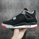 Air Jordan 4 Retro OG 'Bred' 2019 Men's & Women's Basketball Shoes 308497 060