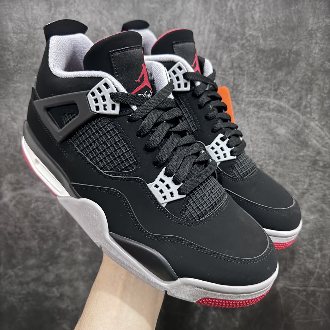 Air Jordan 4 Retro OG 'Bred' 2019 Men's & Women's Basketball Shoes 308497 060