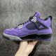 Travis Scott x Air Jordan 4 Retro 'Purple Suede Men's Basketball Shoe AJ4-766296