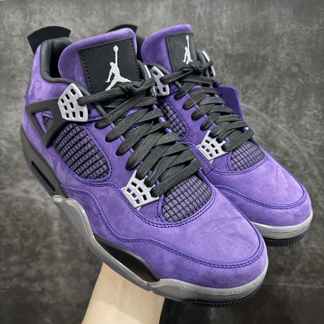 Travis Scott x Air Jordan 4 Retro 'Purple Suede Men's Basketball Shoe AJ4-766296