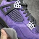 Travis Scott x Air Jordan 4 Retro 'Purple Suede Men's Basketball Shoe AJ4-766296