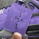 Travis Scott x Air Jordan 4 Retro 'Purple Suede Men's Basketball Shoe AJ4-766296