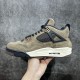 Travis Scott x Air Jordan 4 Retro Brown Men's Basketball Shoe AJ4-882335