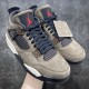 Travis Scott x Air Jordan 4 Retro Brown Men's Basketball Shoe AJ4-882335