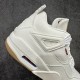 Levi's x Air Jordan 4 Retro 'White Denim' Men's Basketball Shoe AO2571 100