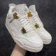 Air Jordan 4 Retro Metallic Gold Men's & Women's Basketball Shoes AQ9129-170