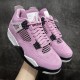 Air Jordan 4 Retro "Orchid" Pink Black Suede AJ4 Jordan 4 Macho Pink AQ9129-501