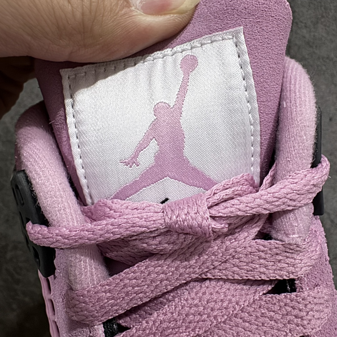 Air Jordan 4 Retro "Orchid" Pink Black Suede AJ4 Jordan 4 Macho Pink AQ9129-501