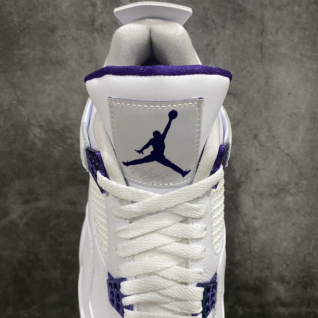 Air Jordan 4 Retro 'Purple Metallic' Men's & Women's Basketball Shoes CT8527-115