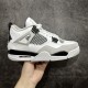 Air Jordan 4 Retro 'Military Black' Men's & Women's Basketball Shoes DH6927 111