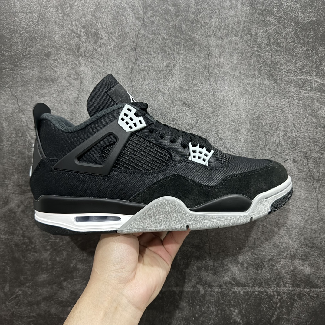 Air Jordan 4 Retro " Black Canvas AJ4 Joe 4 Culture Basketball Shoes Black Canvas DH7138-006 