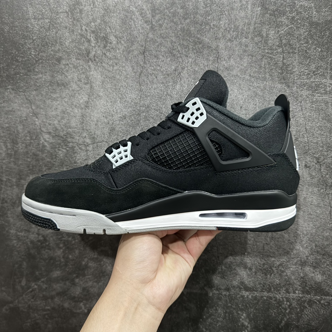 Air Jordan 4 Retro " Black Canvas AJ4 Joe 4 Culture Basketball Shoes Black Canvas DH7138-006 