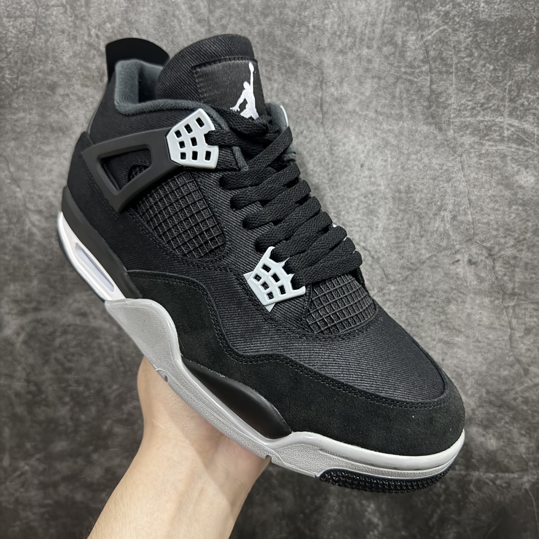 Air Jordan 4 Retro " Black Canvas AJ4 Joe 4 Culture Basketball Shoes Black Canvas DH7138-006 