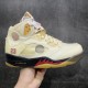 Off-White × Nike Air Jordan 5 "Sail" Men's Basketball Shoe DH8565-100