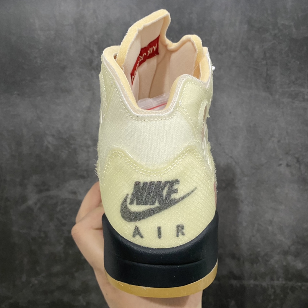 Off-White × Nike Air Jordan 5 "Sail" Men's Basketball Shoe DH8565-100