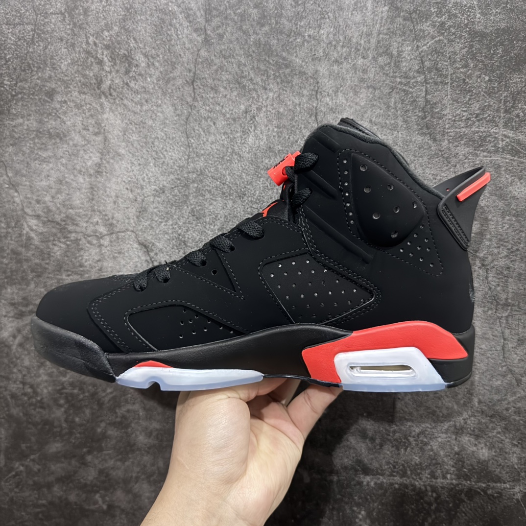 Air Jordan 6 Retro Black Infrared (2019) Men's Basketball Shoes 384664-060