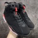 Air Jordan 6 Retro Black Infrared (2019) Men's Basketball Shoes 384664-060