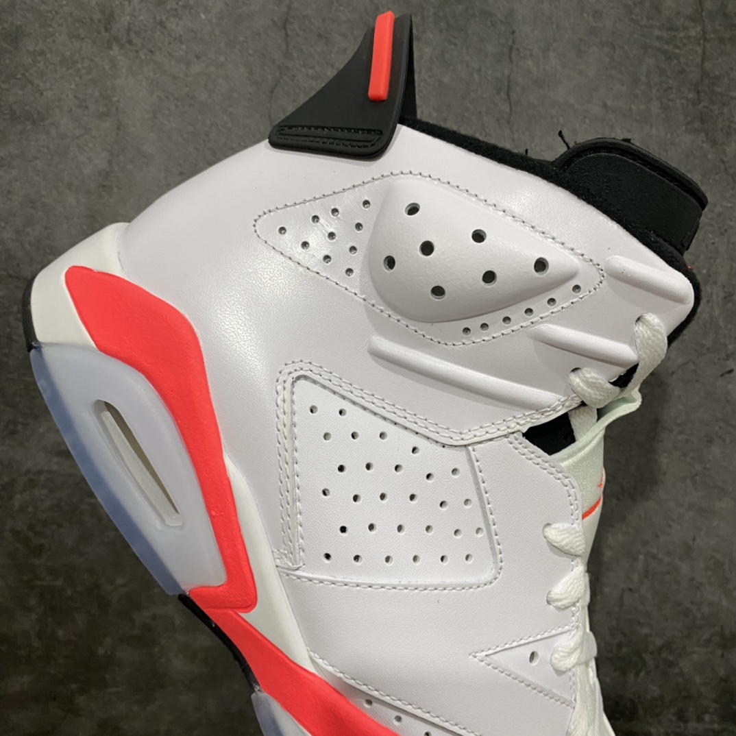 Air Jordan 6 Retro 'White Infrared' Men's Basketball Shoe 384664 123