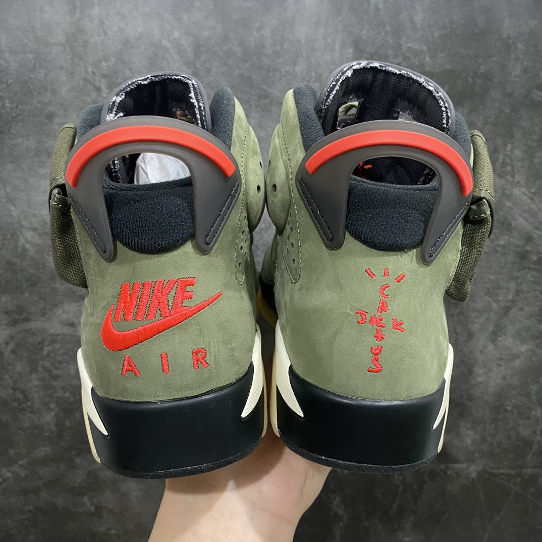 Travis Scott x Air Jordan 6 Retro 'Olive' Men's Basketball Shoe CN1084-200