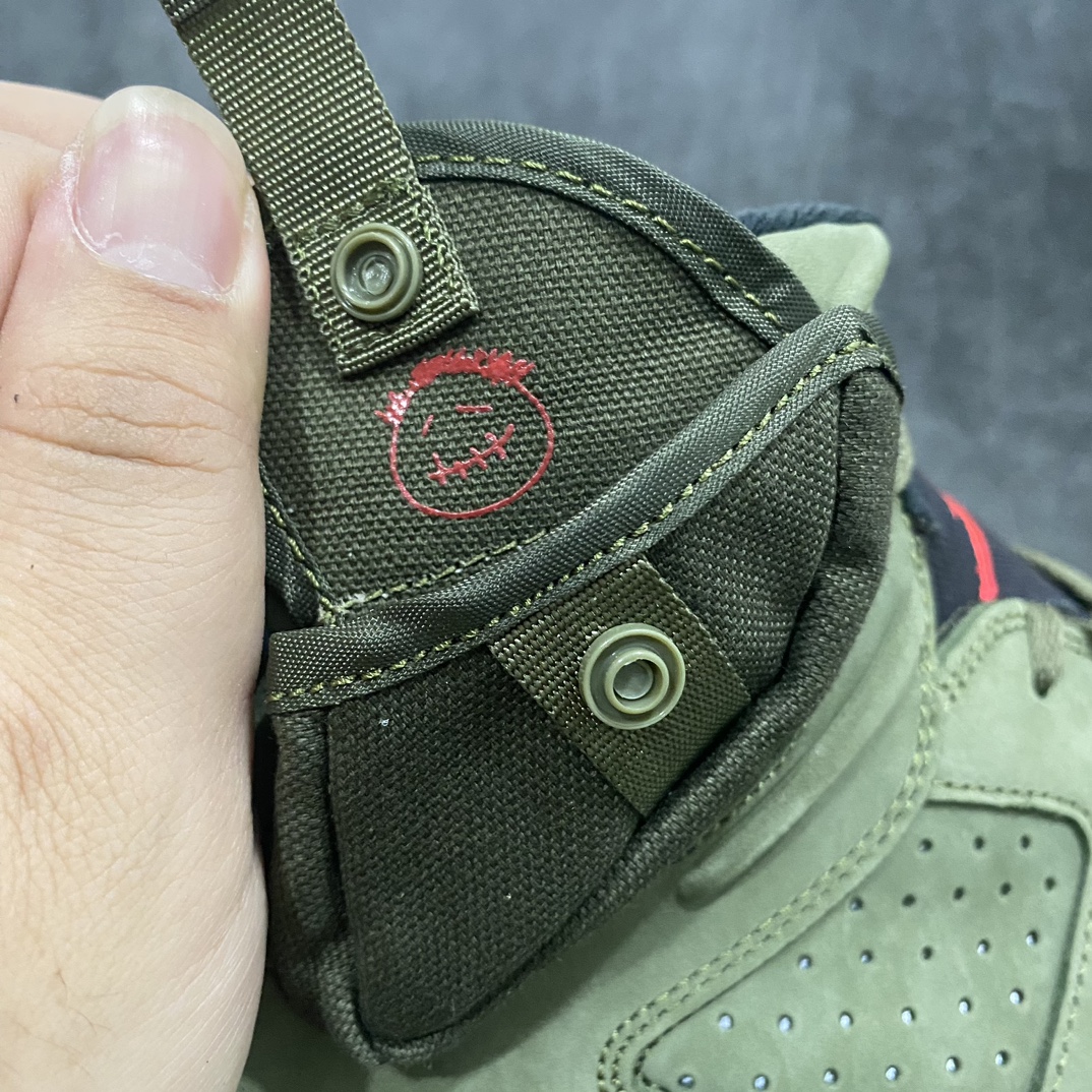 Travis Scott x Air Jordan 6 Retro 'Olive' Men's Basketball Shoe CN1084-200