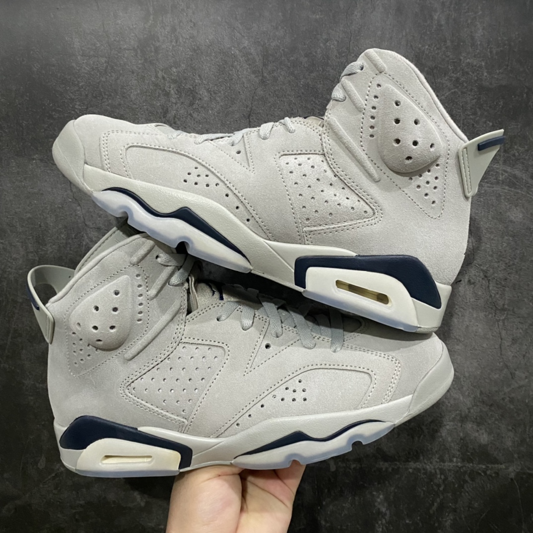 Air Jordan 6 Retro 'Georgetown' Men's Basketball Shoes CT8529 012