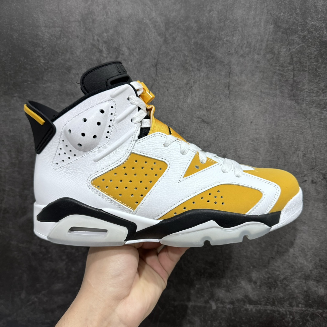 Air Jordan 6 Retro Yellow Ochre Men's Basketball Shoes CT8529-170