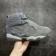 Air Jordan 8 Retro 'Cool Grey' Men's Basketball Shoes 305381 014