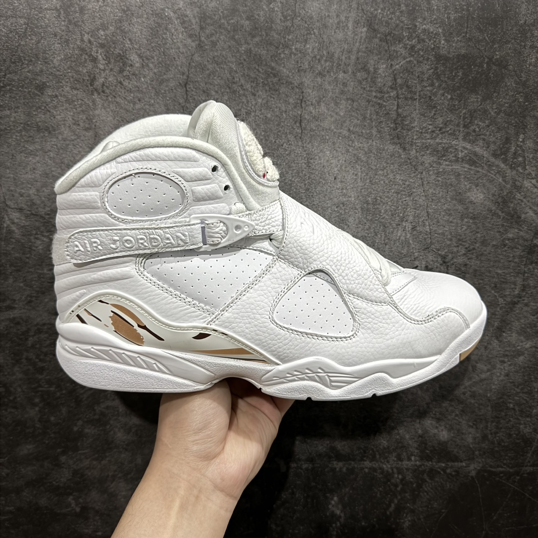 Air Jordan 8 Retro OVO White Men's Basketball Shoes AA1239-135 