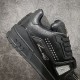 Louis Vuitton Trainer Series Sneakers Black rivets sports shoes