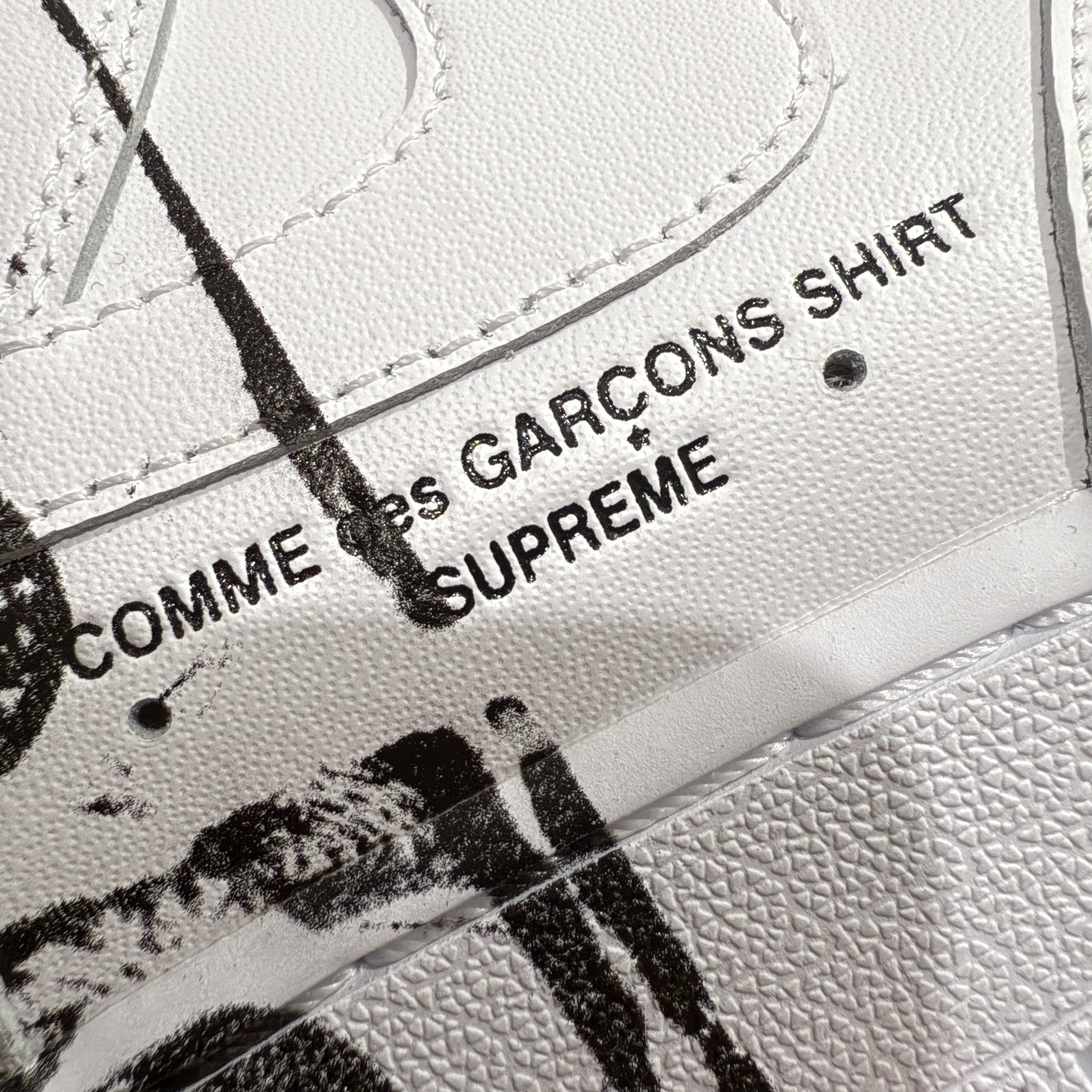 Supreme x Comme des Garçons SHIRT x Nike Air Force 1 Low 'Eyes' Men's Sneakers 923044-100