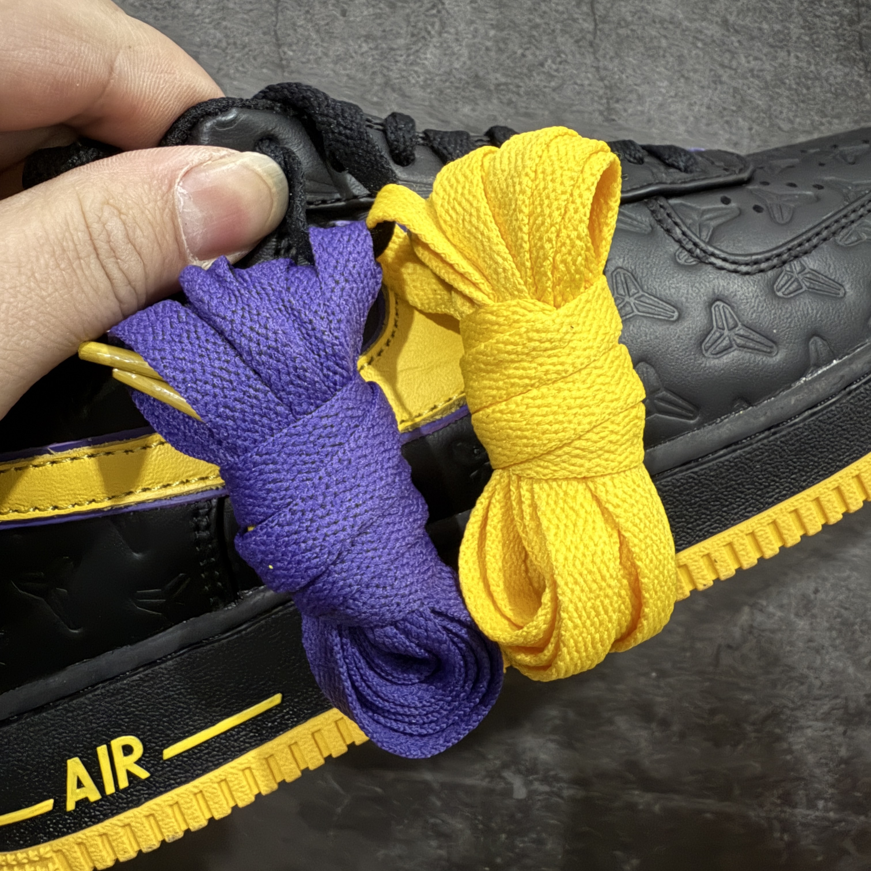 Kobe Bryant x Nike Air Force 1 Low 'Lakers Away' Men's & Women's Sneakers HV5122 001