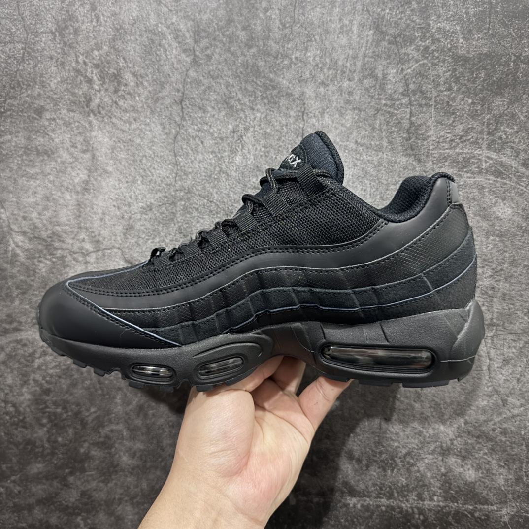 Nike Air Max 95 Essential Triple Black Men's Running Shoe CI3705-001