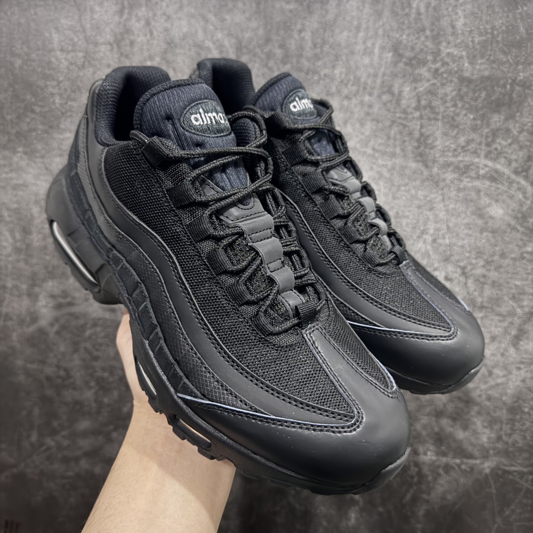 Nike Air Max 95 Essential Triple Black Men's Running Shoe CI3705-001