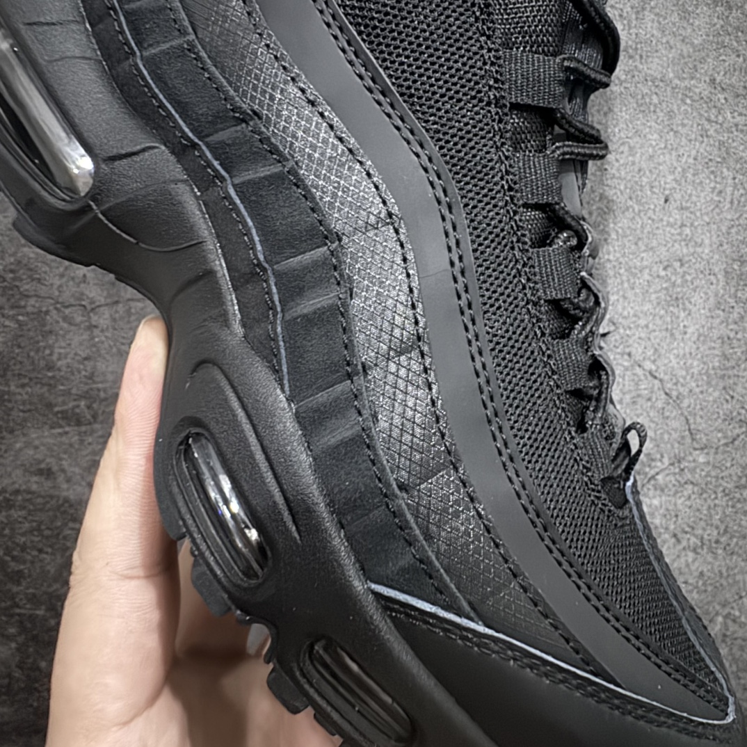 Nike Air Max 95 Essential Triple Black Men's Running Shoe CI3705-001