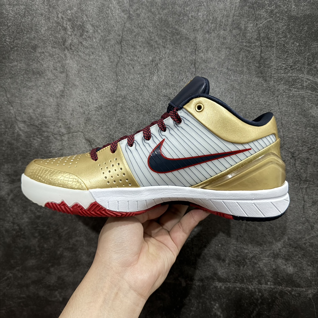 Nike Zoom Kobe 4 Protro Gold Medal Men's and Women's Basketball Shoe FQ3544-100