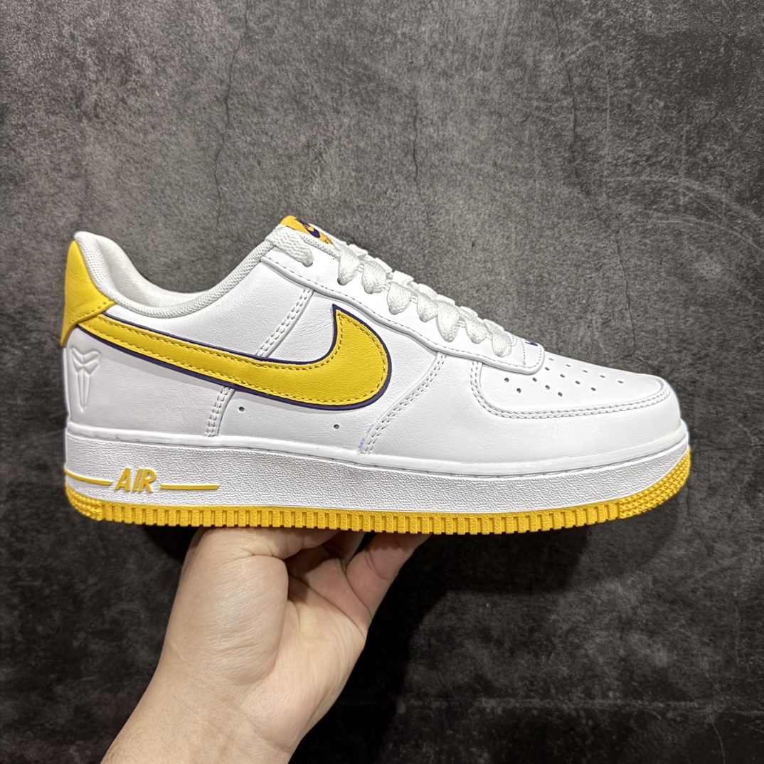 Nike Air Force 1 Low Retro QS Kobe Bryant Lakers Home Men's & Women's Skate Shoes FZ1151-100