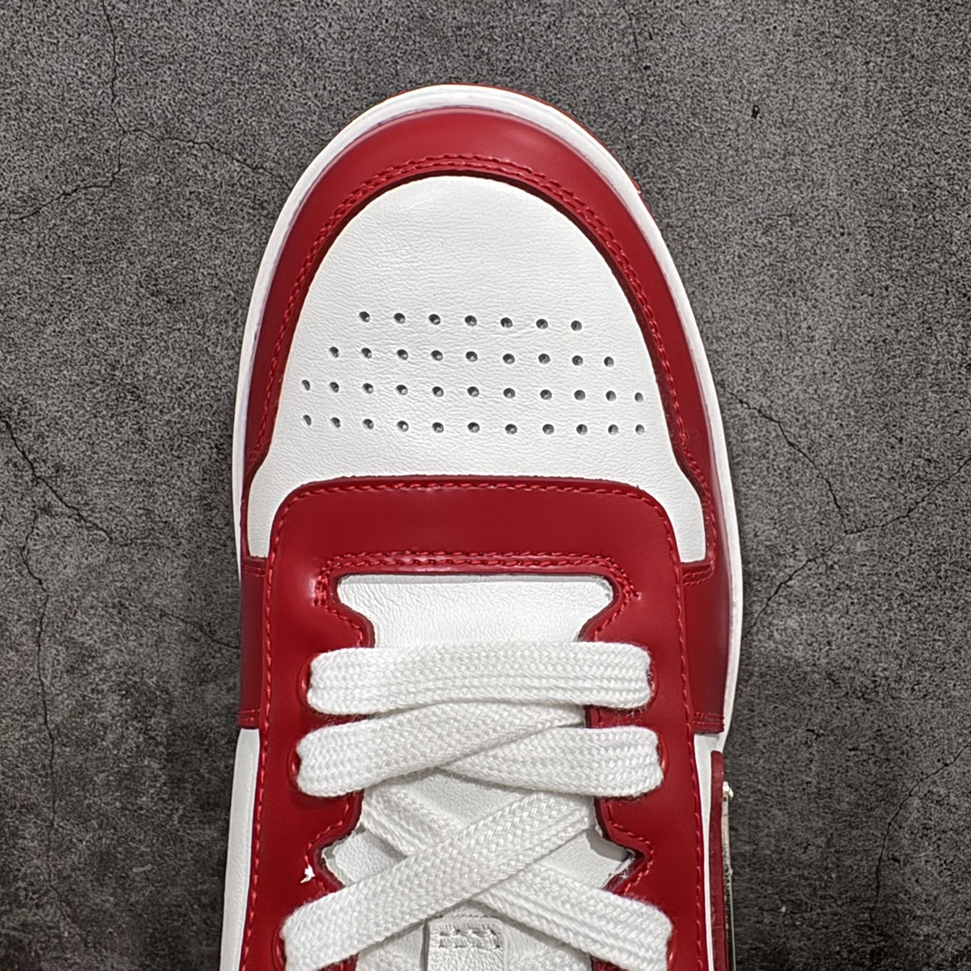  Prada Downtown low-top men's casual sneakers white red 