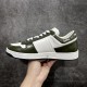  Prada Downtown low-top men's casual sneakers white green