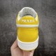  Prada Downtown low-top men's casual sneakers white yellow